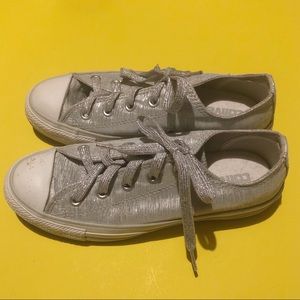 Womens Metallic Converse All Star low top